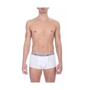 Bikkembergs Sleek White Trunk Bi-pack White, Herr