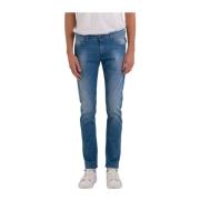 Replay Skinny Fit Bomulls Jeans Jondrill Blue, Herr