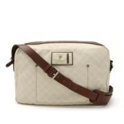 Gucci Vintage Pre-owned Canvas axelremsvskor Beige, Dam