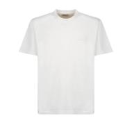 Autry Tung Bomull Oversized Crew Neck T-shirt White, Dam