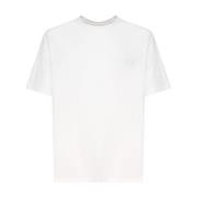 Ferrari Vit Bomull T-shirt med Sidologo White, Herr