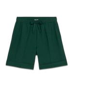 Oltre Linne Bermuda Shorts Green, Dam