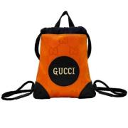 Gucci Vintage Pre-owned Tyg gucci-vskor Orange, Dam