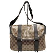 Gucci Vintage Pre-owned Canvas gucci-vskor Brown, Dam