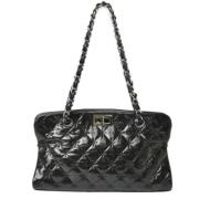 Chanel Vintage Pre-owned Laeder totevskor Black, Dam