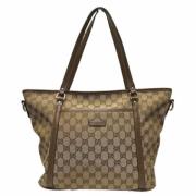 Gucci Vintage Pre-owned Tyg gucci-vskor Beige, Dam