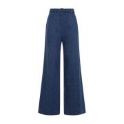 Gabriela Hearst Denim Norman Pant Blue, Dam