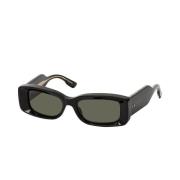 Gucci Stiliga solglasögon i färg 001 Black, Dam