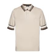 Dolce & Gabbana Polo med broderat logotyp Beige, Herr