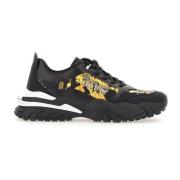 Versace Jeans Couture Svarta Sneakers Black, Herr