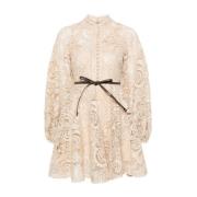 Zimmermann Beige Blonde Waverly Klänning Beige, Dam