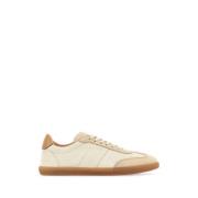 Tod's Ivory Suede Sneakers White, Herr