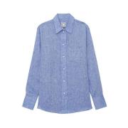 Ines De La Fressange Paris Blouses & Shirts Blue, Dam