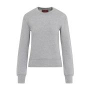 Gucci Grå Melange Slim Sweatshirt Gray, Dam