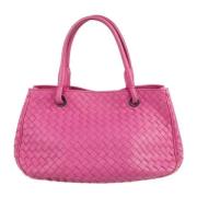 Bottega Veneta Vintage Pre-owned Laeder handvskor Pink, Dam