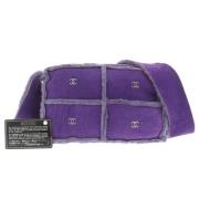 Chanel Vintage Pre-owned Tyg chanel-vskor Purple, Dam