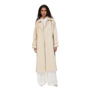 IVY OAK Klassisk Trenchcoat Beige, Dam