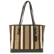 Coach Pre-owned Pre-owned Tyg totevskor Multicolor, Dam