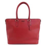 Coach Pre-owned Pre-owned Tyg totevskor Red, Dam