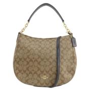 Coach Pre-owned Pre-owned Tyg handvskor Brown, Dam