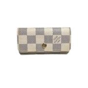 Louis Vuitton Vintage Pre-owned Canvas nyckelhllare White, Dam