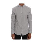 Frankie Morello Casual Shirts Gray, Herr