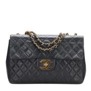 Chanel Vintage Pre-owned Tyg chanel-vskor Black, Dam