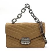 Chanel Vintage Pre-owned Tyg chanel-vskor Beige, Dam