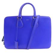 Bally Pre-owned Pre-owned Tyg handvskor Blue, Dam