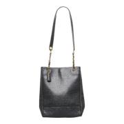 Chanel Vintage Pre-owned Tyg chanel-vskor Black, Dam