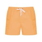 Sundek Hav Shorts Kostym Elastisk Midja Dragsko Orange, Herr