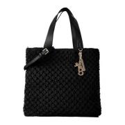 V73 Bee Tote Bag i Svart Black, Dam