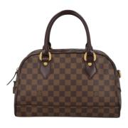 Louis Vuitton Vintage Pre-owned Canvas handvskor Brown, Dam