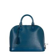 Louis Vuitton Vintage Pre-owned Laeder handvskor Blue, Dam