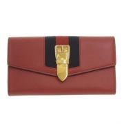 Gucci Vintage Pre-owned Laeder plnbcker Red, Dam