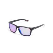 Oakley Fyrkantiga Spegel Solglasögon UV-skydd Black, Unisex