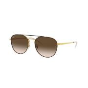 Ray-Ban Metall Solglasögon Brun/Guld 905513 Yellow, Unisex