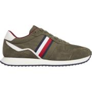 Tommy Jeans Gröna Sneakers Rund Tå Snörning Green, Herr