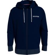 Tommy Jeans Blå Zip Tröja Bomull Casual Blue, Herr