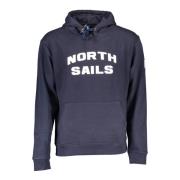 North Sails Blue Cotton Sweater Blue, Herr