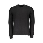 North Sails Grå Crewneck Tröja Black, Herr