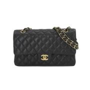 Chanel Vintage Pre-owned Laeder chanel-vskor Black, Dam