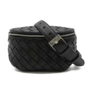 Bottega Veneta Vintage Pre-owned Laeder crossbodyvskor Black, Dam