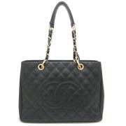 Chanel Vintage Pre-owned Laeder chanel-vskor Black, Dam