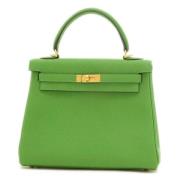 Hermès Vintage Pre-owned Tyg handvskor Green, Dam