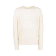 Dries Van Noten Ecru Menoah Sweater Beige, Herr