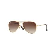 Ray-Ban Junior Aviator Solglasögon Brun Gradient Yellow, Unisex