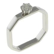 Gucci Vintage Pre-owned Vitt guld ringar Gray, Dam