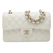 Chanel Vintage Pre-owned Tyg chanel-vskor Beige, Dam