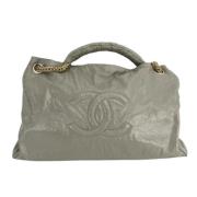 Chanel Vintage Pre-owned Tyg chanel-vskor Beige, Dam